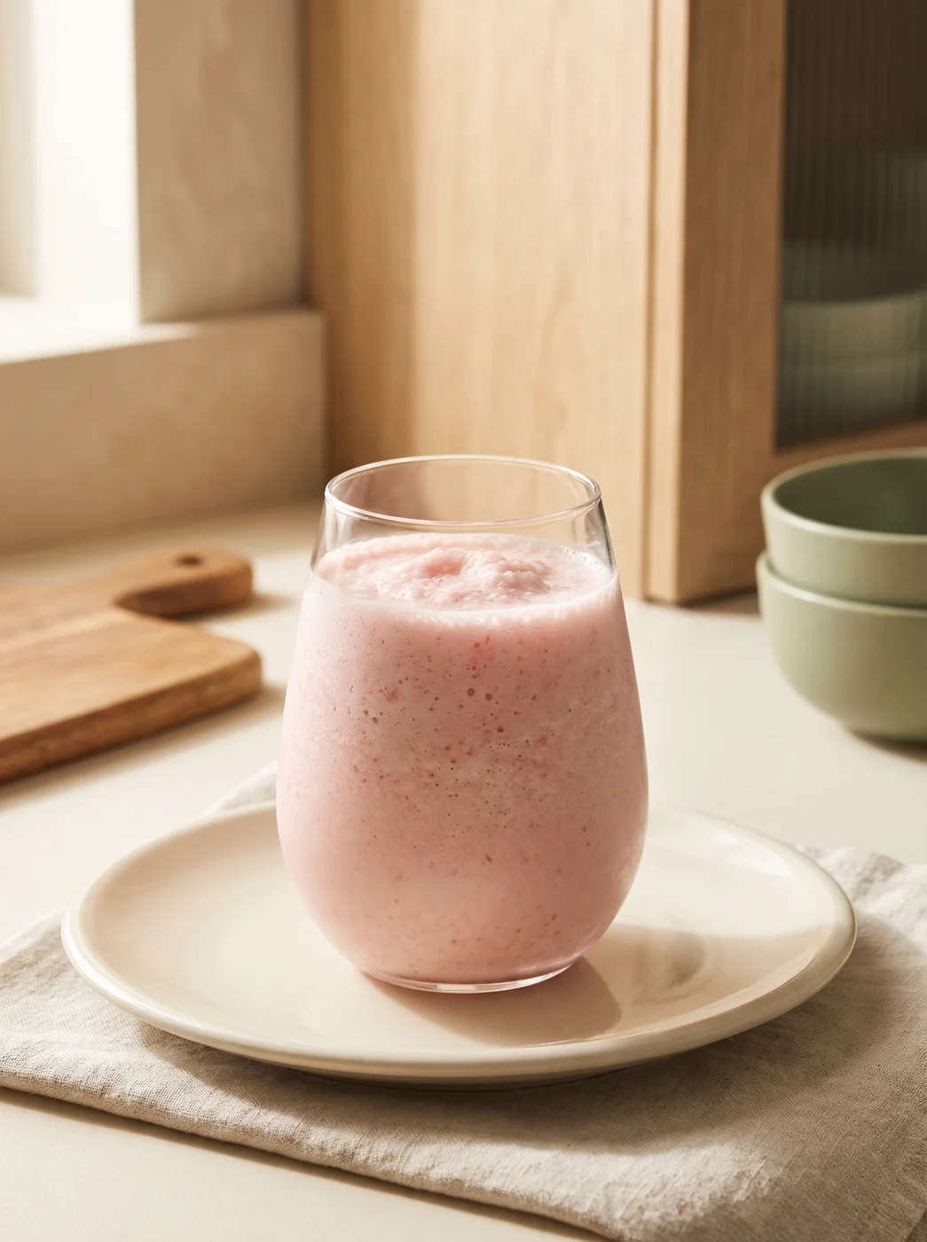 Strawberry Vanilla Milk Cooler