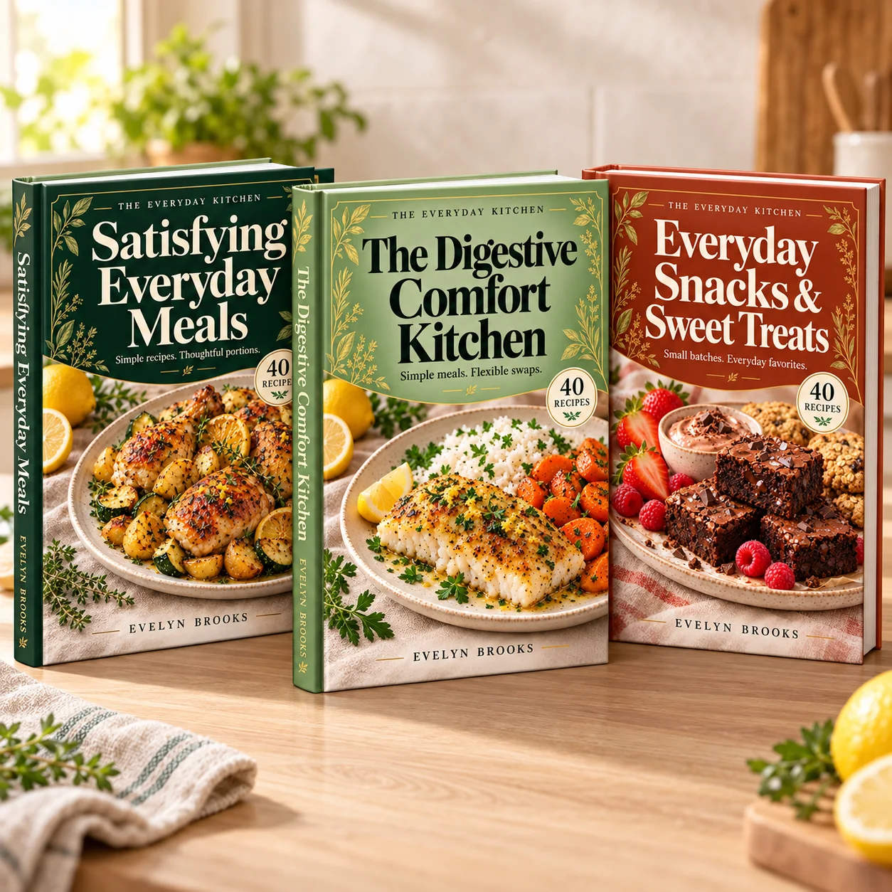 The Everyday Kitchen three-cookbook digital bundle